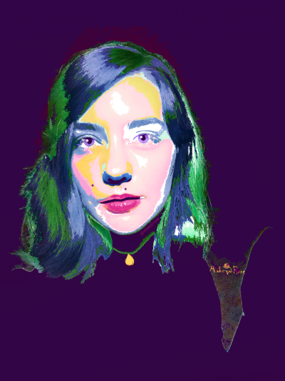 Pop Art Portrait titled Uh...